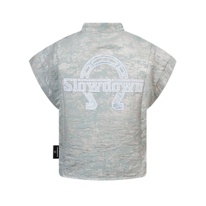 SLOWDOWN Equine Tang Top Light Blue