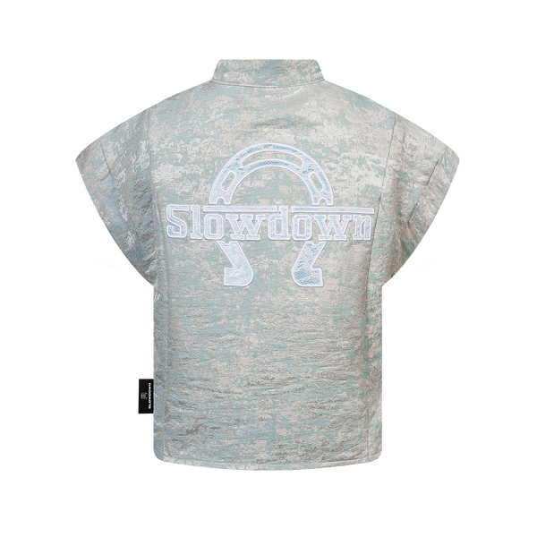 SLOWDOWN Equine Tang Top Light Blue