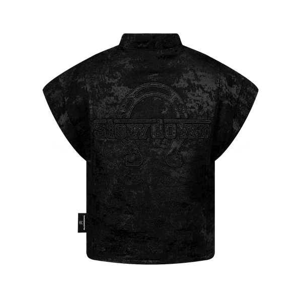 SLOWDOWN Equine Tang Top Black