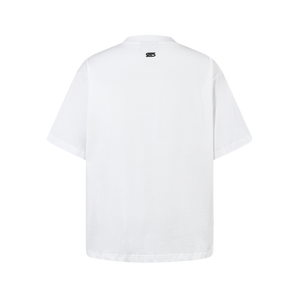 SLOWDOWN 3D Embroidery White Tee
