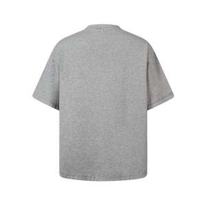 SLOWDOWN Transparent Tape Basic Grey Tee