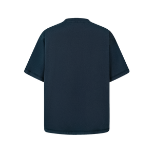 SLOWDOWN Transparent Tape Basic Blue Tee