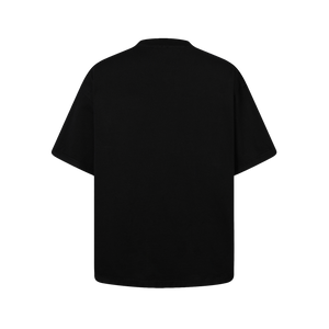 SLOWDOWN Transparent Tape Basic Black Tee