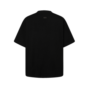 SLOWDOWN Surfing Towel Embroidery Black Tee