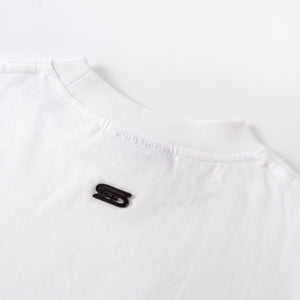 SLOWDOWN Surfing Towel Embroidery White Tee