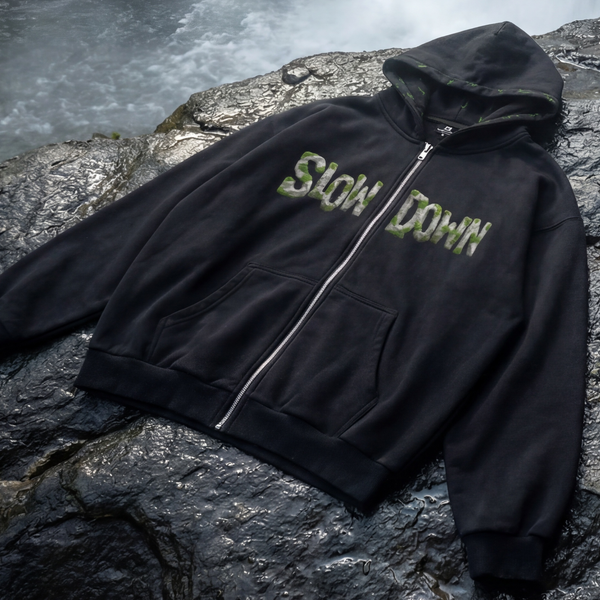 SLOWDOWN Moss Hoodie - Secret Edition