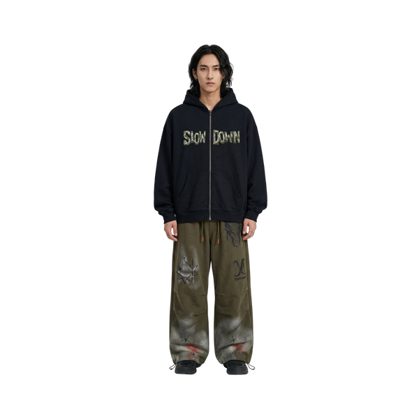 SLOWDOWN Moss Hoodie - Secret Edition