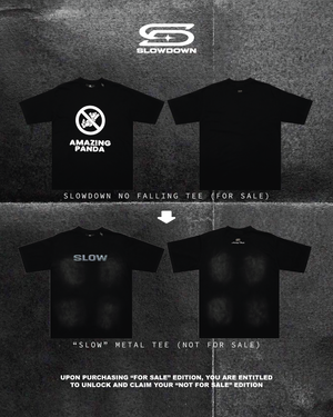 SLOWDOWN "SLOW" Metal Tee - Not For Sale