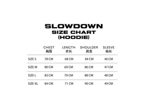 SLOWDOWN Logo Merge Hoodie