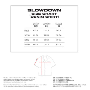 SLOWDOWN Washed Denim Shirt