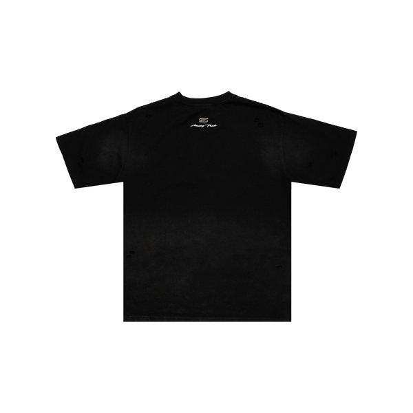 SLOWDOWN Baby Bib Distress Tee