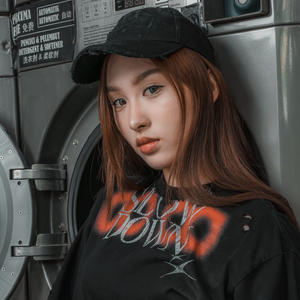 SLOWDOWN Baby Bib Distress Tee