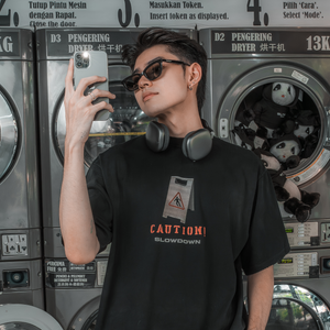 SLOWDOWN "CAUTION" Wet Floor Tee