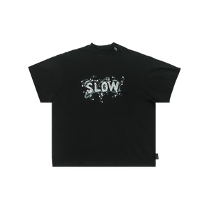 SLOWDOWN Handpainted Concrete Tee