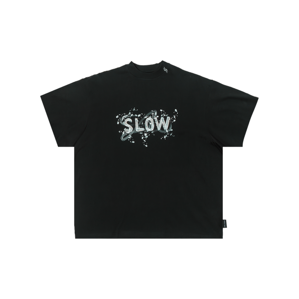 SLOWDOWN Handpainted Concrete Tee