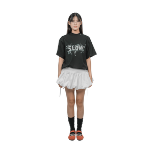 SLOWDOWN Handpainted Concrete Tee