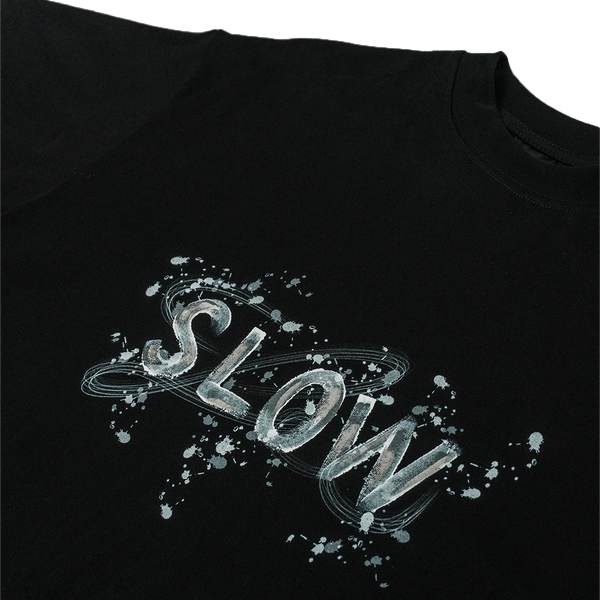 SLOWDOWN Handpainted Concrete Tee