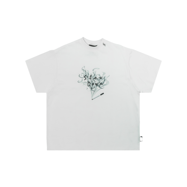 SLOWDOWN Ignite Tee White