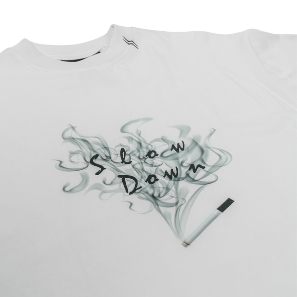SLOWDOWN Ignite Tee White