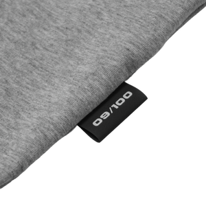 SLOWDOWN Line Embroidered Tee Grey