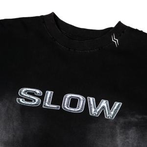 SLOWDOWN "SLOW" Metal Tee