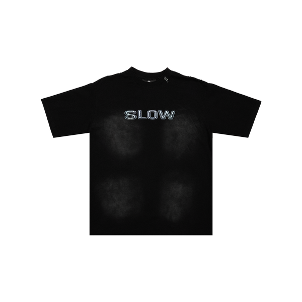 SLOWDOWN "SLOW" Metal Tee