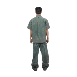 SLOWDOWN Washed Denim Shirt