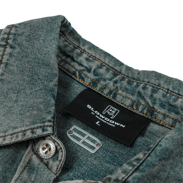 SLOWDOWN Washed Denim Shirt