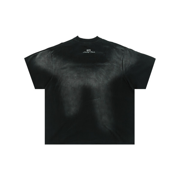 SLOWDOWN Washed Ink Splash Tee