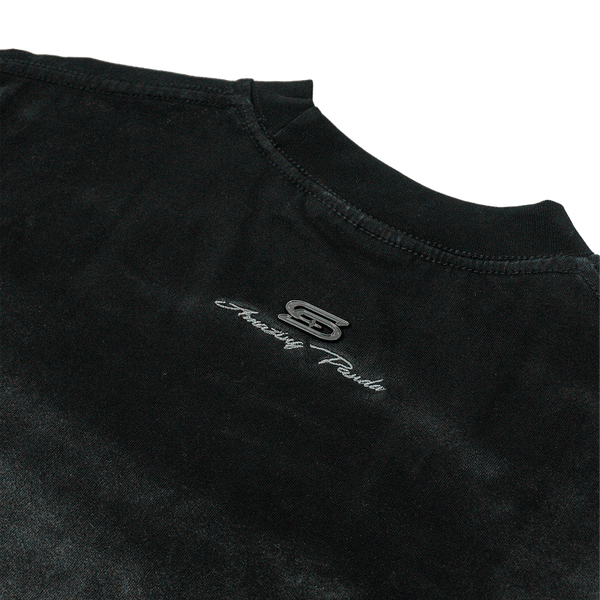 SLOWDOWN Washed Ink Splash Tee