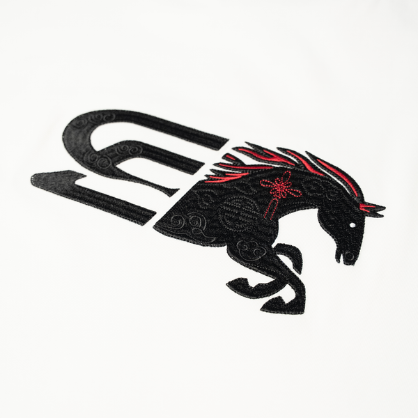 SLOWDOWN Logo Merge Tee White