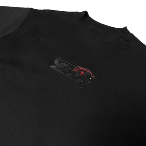 SLOWDOWN Logo Merge Tee Black